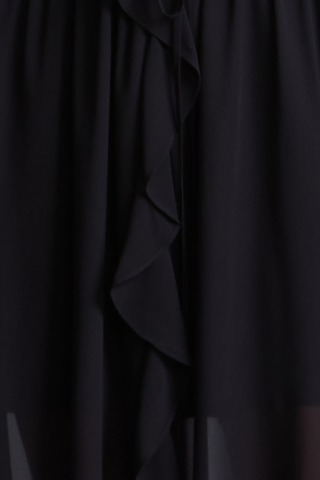 Solid Ruffle Dress - Image 8