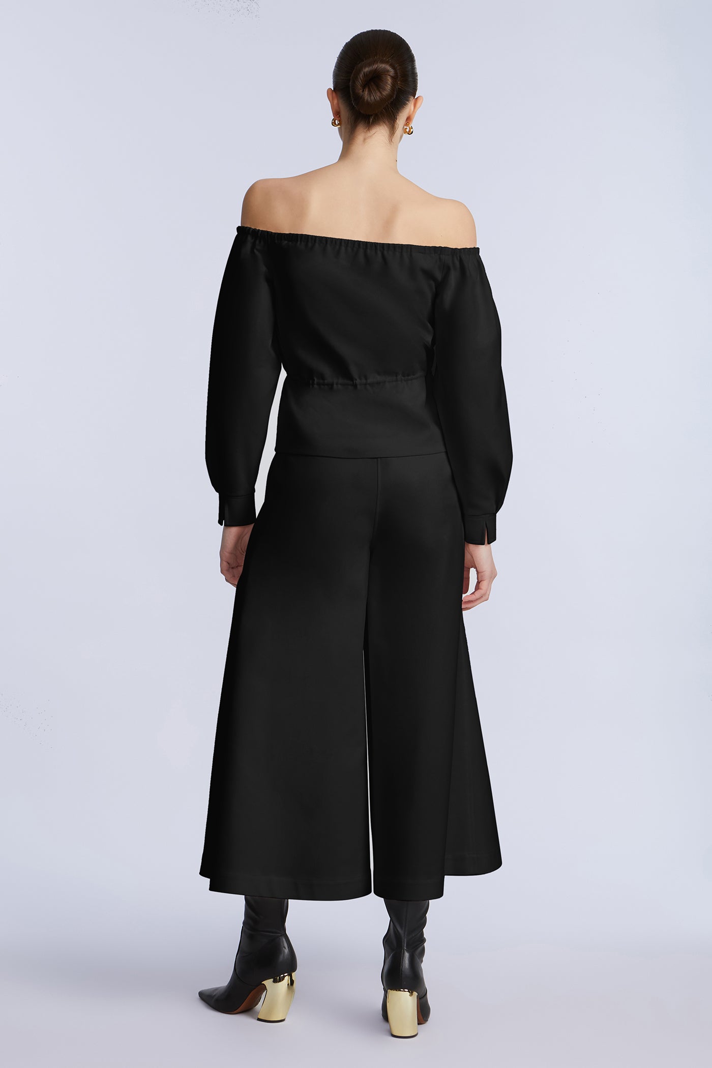 Off Shoulder Drawstring Top - Image 2