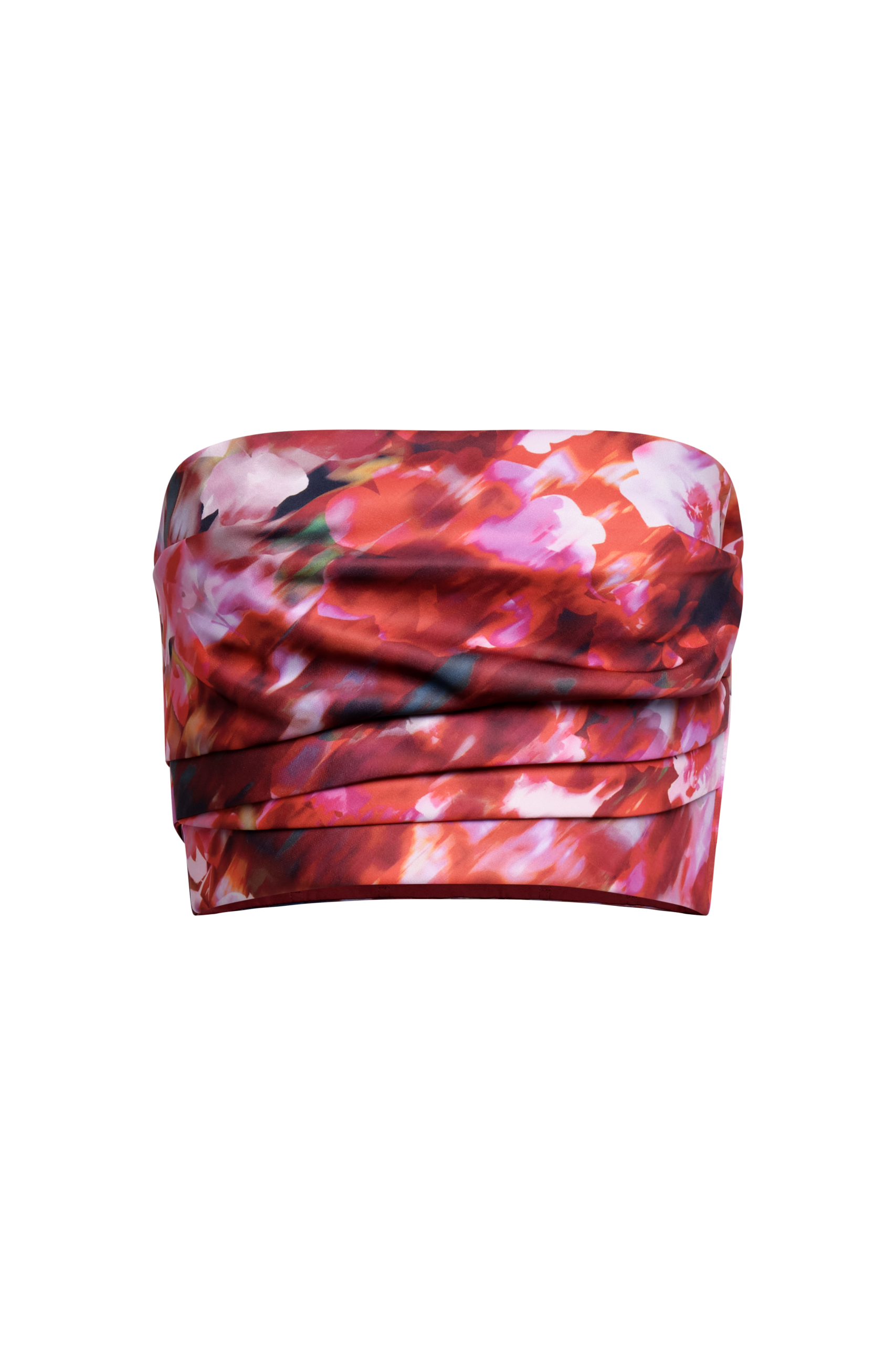 Pleated Satin Bustier - Image 9