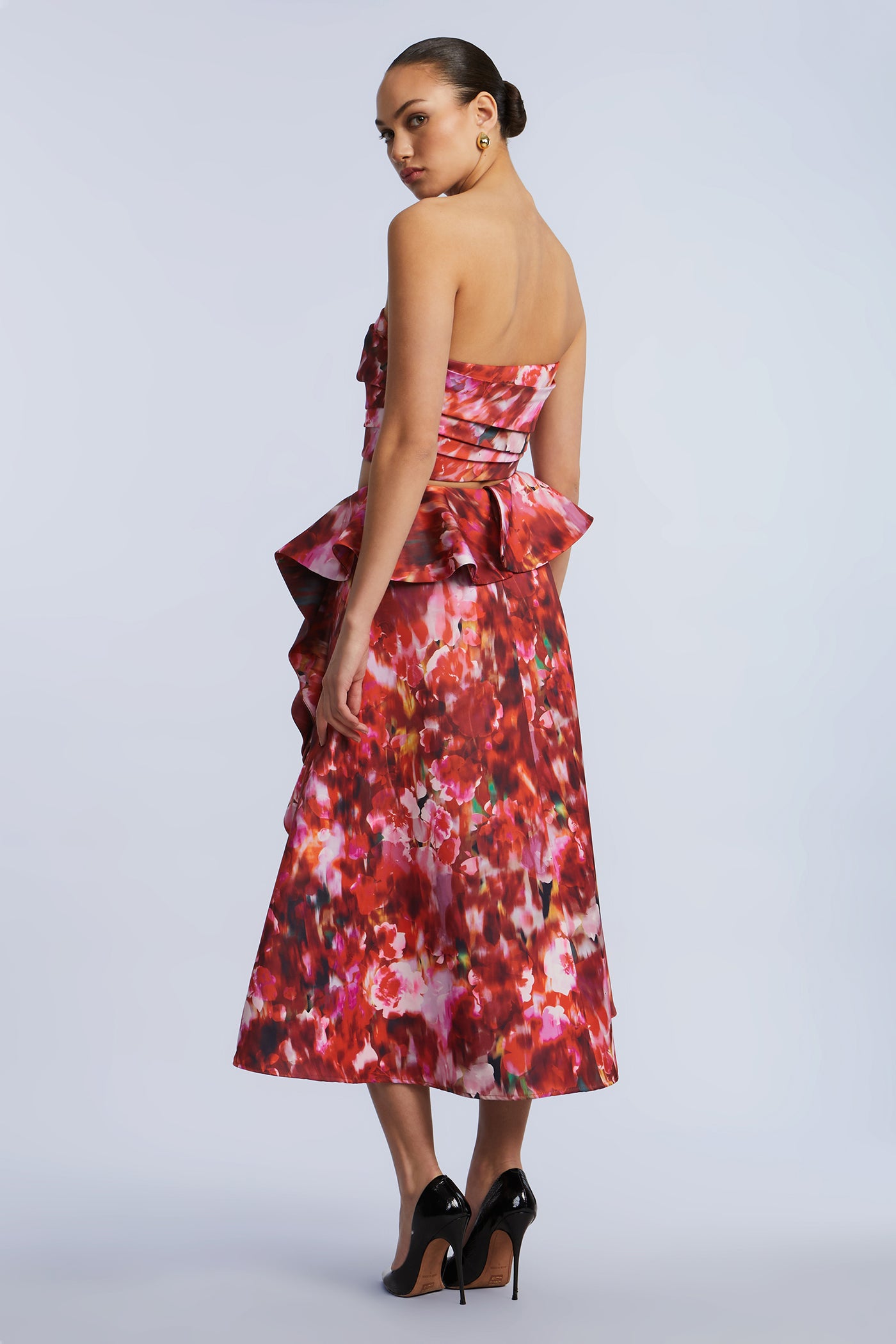 Pleated Satin Bustier - Image 7