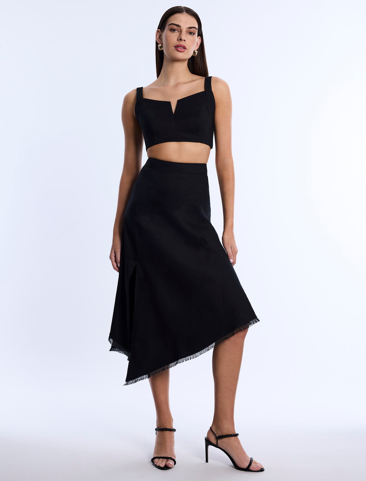 High-Slit Flared Skirt - Image 4