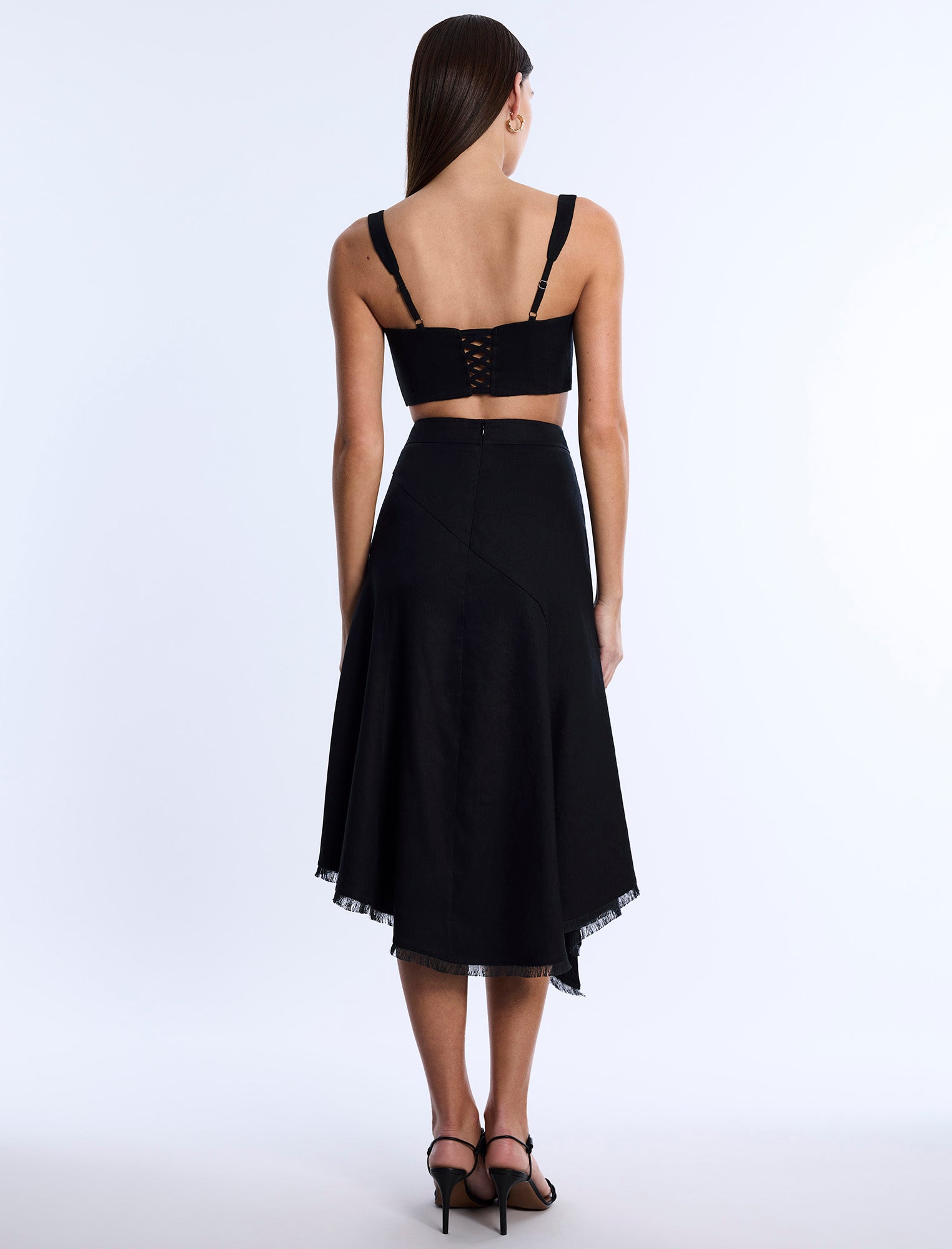 High-Slit Flared Skirt - Image 2