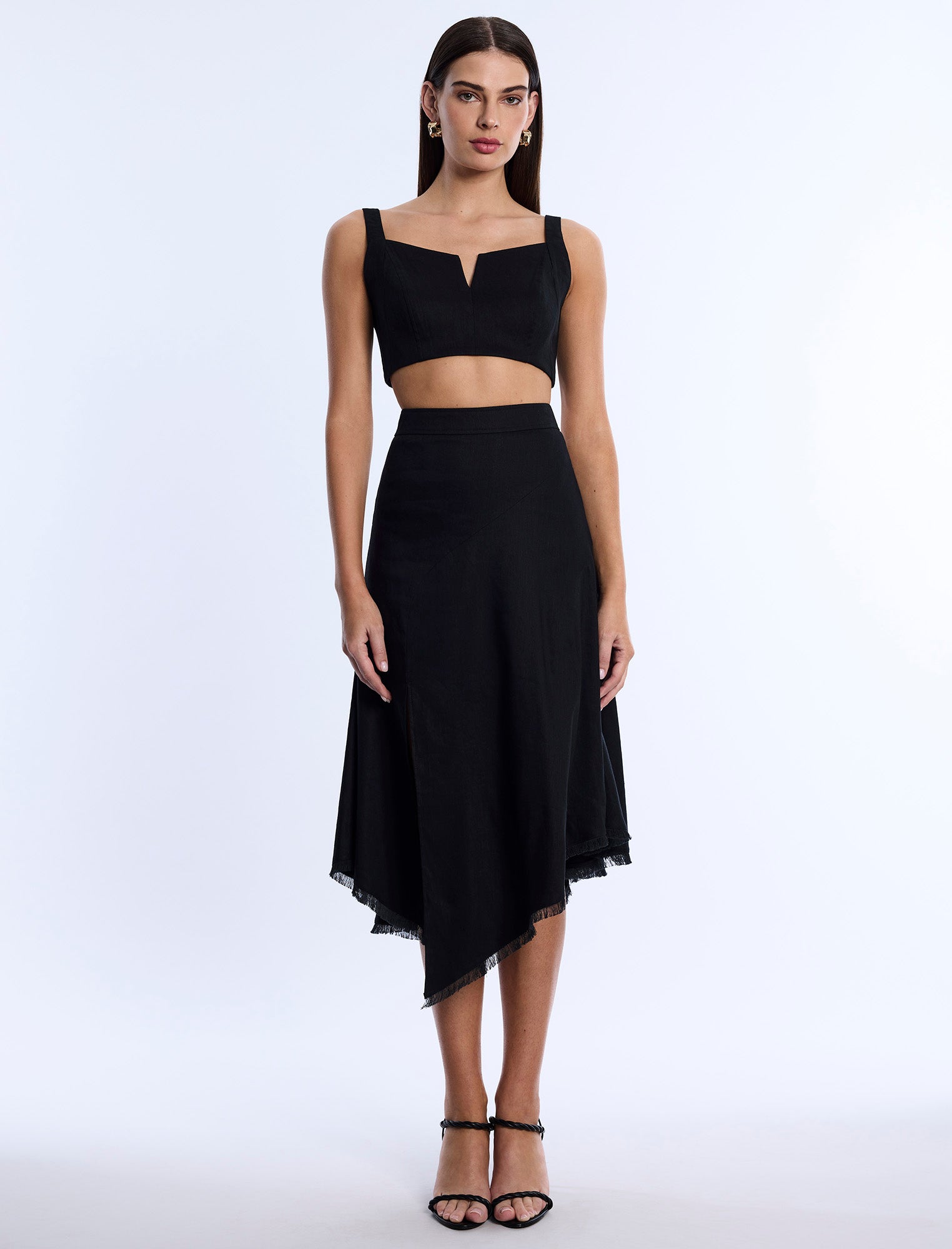 High-Slit Flared Skirt - Image 6