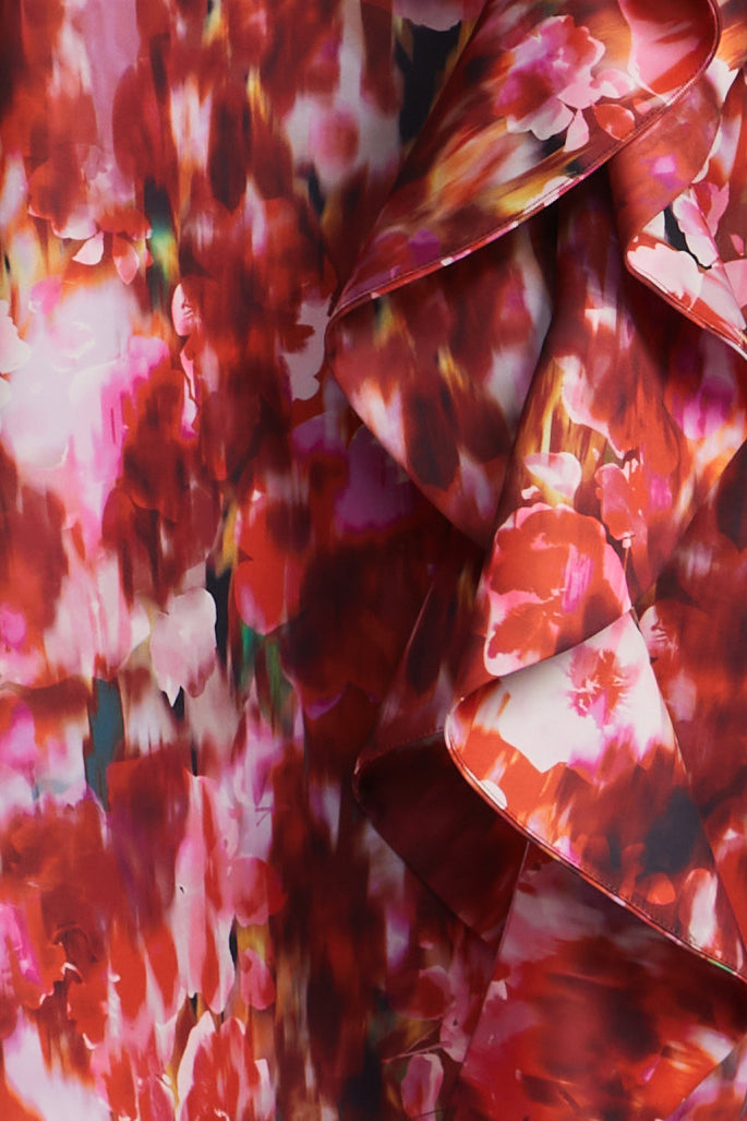 Printed Cascade Midi Skirt - Image 8