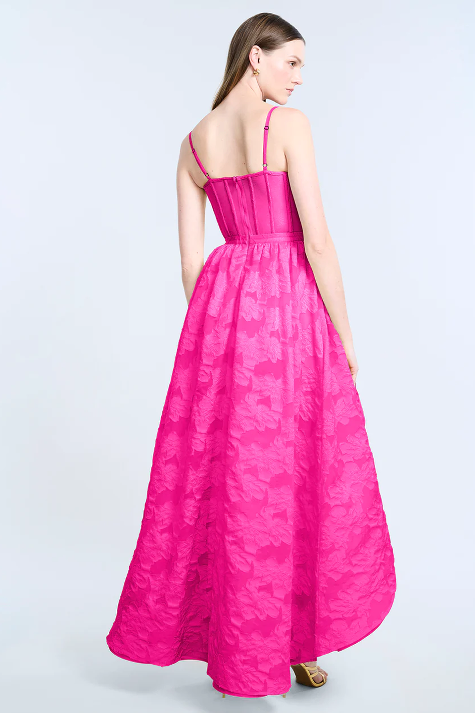 High Low Organza Tulle Gown - Image 2