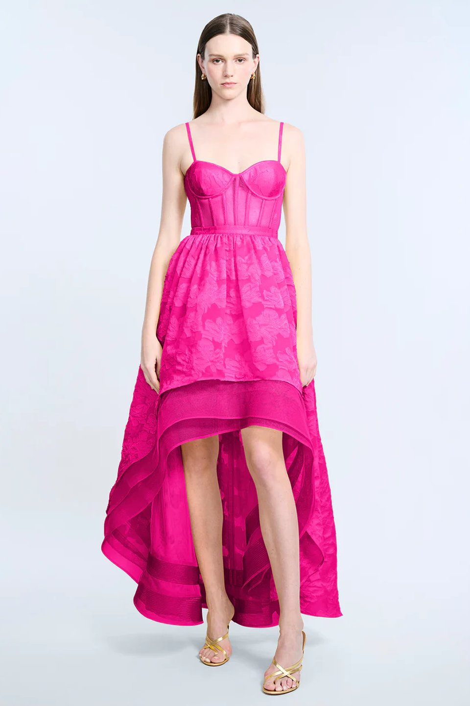 High Low Organza Tulle Gown - Image 5
