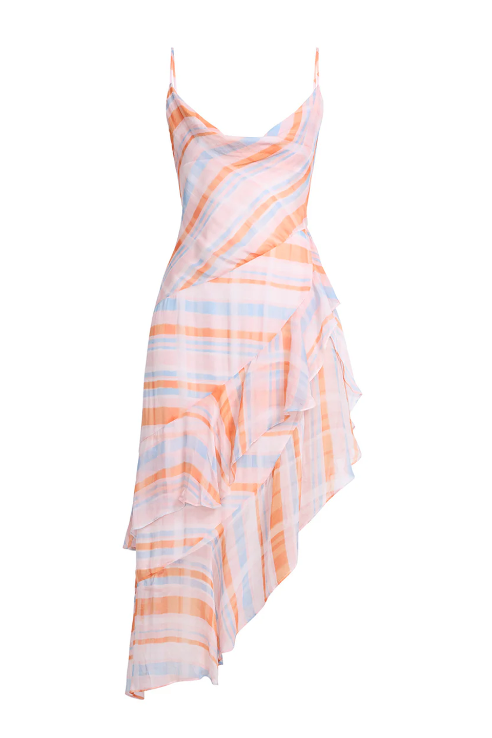 Cowl Neck Ruffle Dress - Image 8