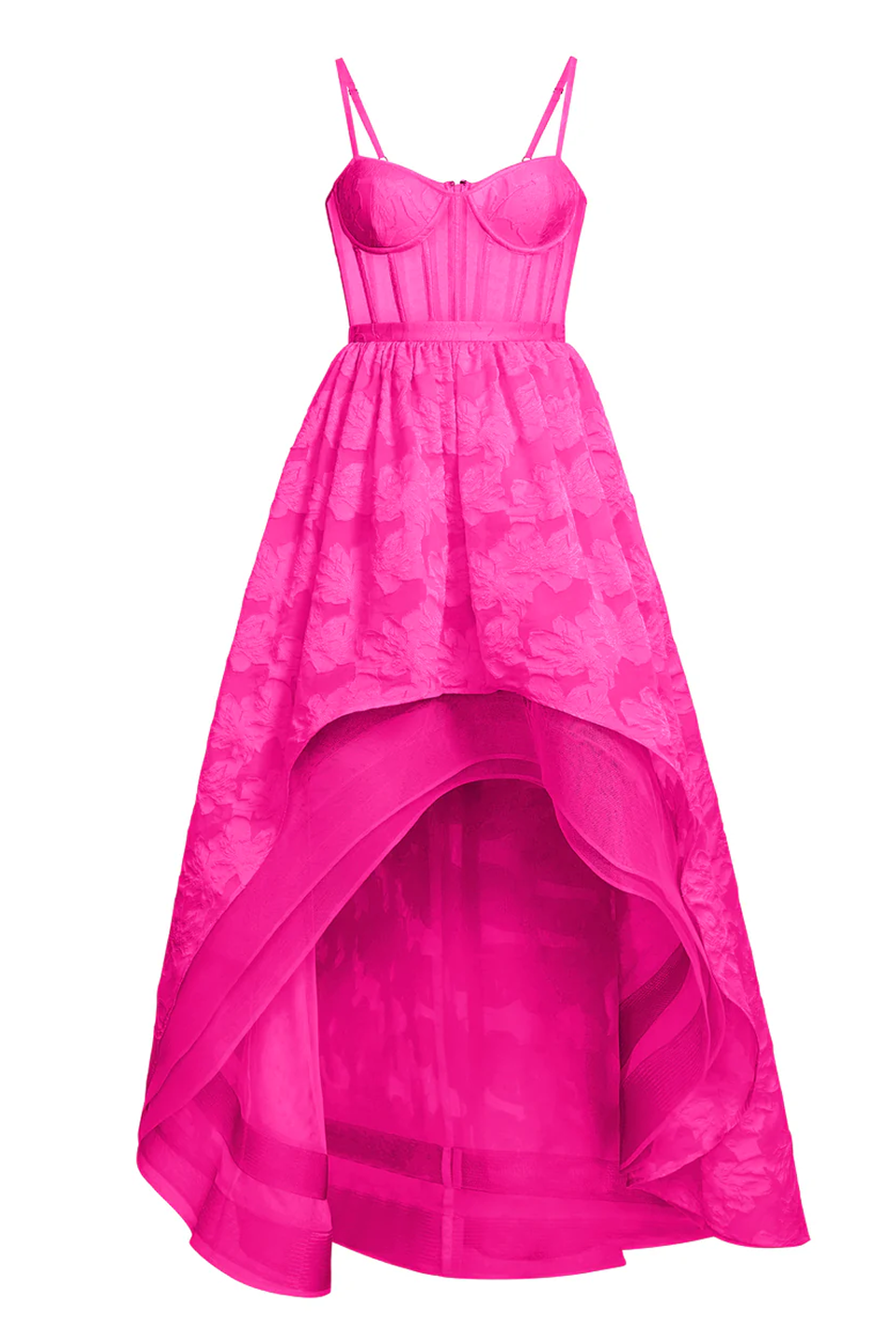 High Low Organza Tulle Gown - Image 8